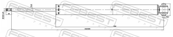 Shock Absorber - 164469998R FEBEST