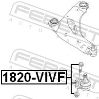 Ball Joint - 1820-VIVF FEBEST