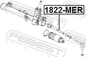Inner Tie Rod - 1822-MER FEBEST