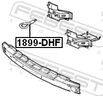 Tow hook - 1899-DHF FEBEST