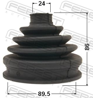 Bellow, drive shaft - 1917-E53 FEBEST