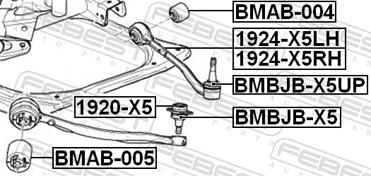 Ball Joint - 1920-X5 FEBEST