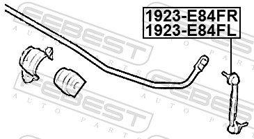 Тяга / стойка, стабилизатор - 1923-E84FL FEBEST