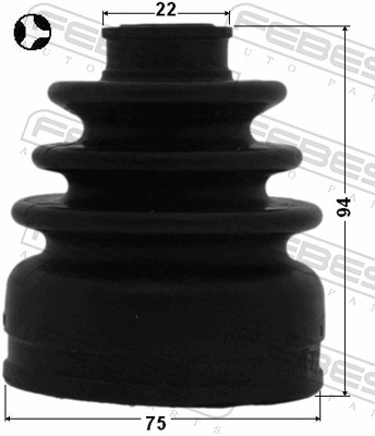 Bellow Set, drive shaft - 2015-MAGT FEBEST