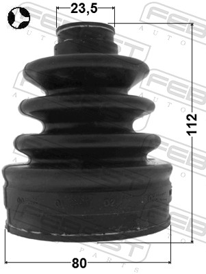 Bellow Set, drive shaft - 2015-SEBT FEBEST