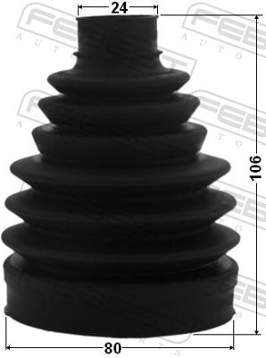Bellow Set, drive shaft - 2017-MAG FEBEST