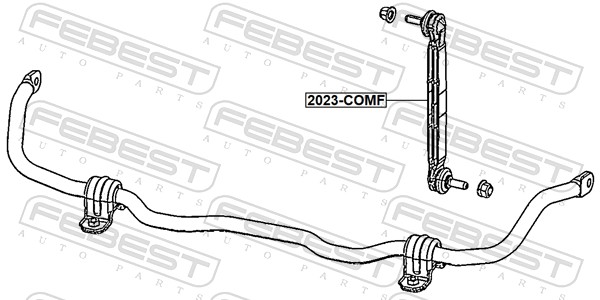 Тяга / стойка, стабилизатор - 2023-COMF FEBEST