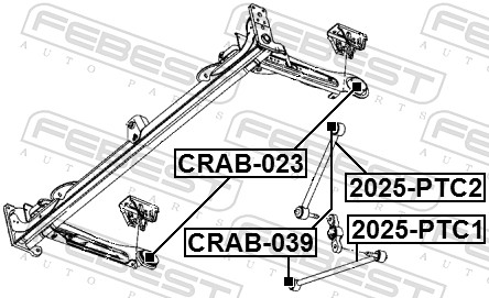 Track Control Arm - 2025-PTC1 FEBEST