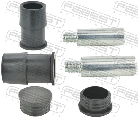 Perno di guida, Pinza freno - 2074-DURF-KIT FEBEST