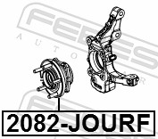 Wheel Hub - 2082-JOURF FEBEST