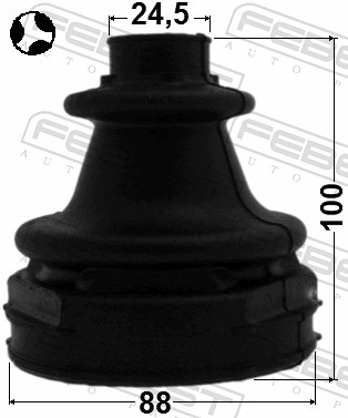 Bellow, drive shaft - 2115-GELHT FEBEST