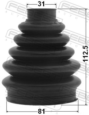 Bellow, drive shaft - 2117P-CA216 FEBEST