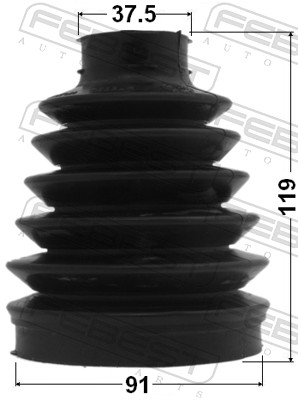 Bellow Set, drive shaft - 2117P-CA220 FEBEST