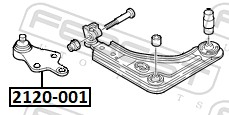 Ball Joint - 2120-001 FEBEST