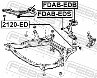 Ball Joint - 2120-ED FEBEST