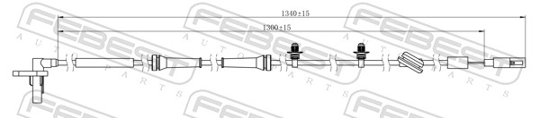 Sensor, wheel speed - 21606-007 FEBEST