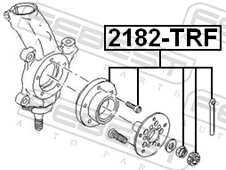 Ступица колеса - 2182-TRF FEBEST