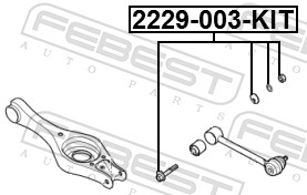 Camber Correction Screw - 2229-003-KIT FEBEST