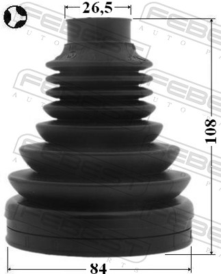 Bellow Set, drive shaft - 2315-TATT FEBEST