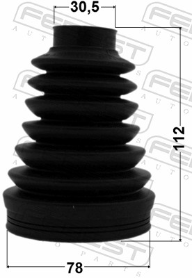 Bellow Set, drive shaft - 2315P-T5 FEBEST