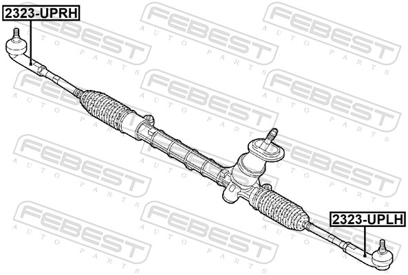 Tie Rod End - 2323-UPLH FEBEST
