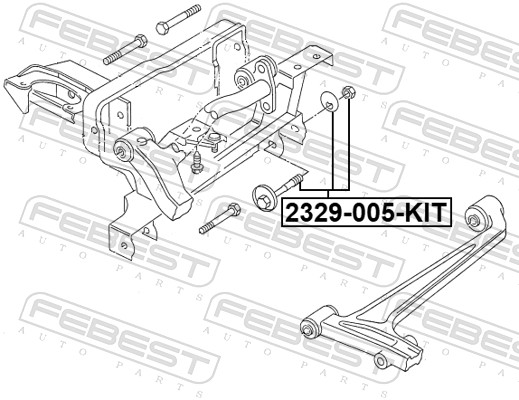Camber Correction Screw - 2329-005-KIT FEBEST