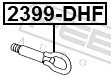 Tow hook - 2399-DHF FEBEST