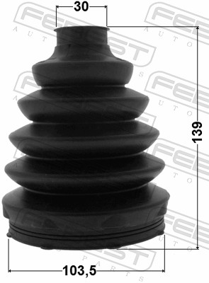 Bellow Set, drive shaft - 2517-BOX3 FEBEST