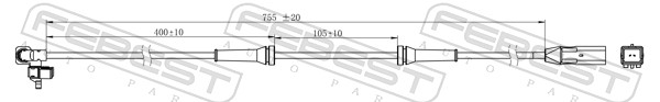 Sensor, wheel speed - 25606-005 FEBEST