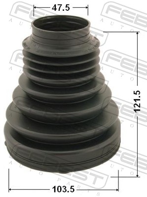 Bellow, drive shaft - 2715P-XC90F FEBEST