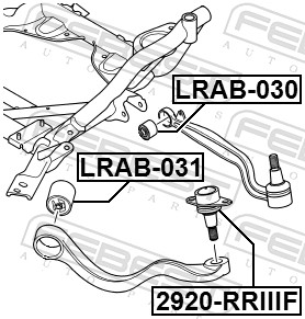 Ball Joint - 2920-RRIIIF FEBEST