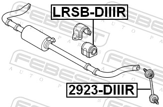 Asta/Puntone, Stabilizzatore - 2923-DIIIR FEBEST