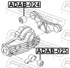 Supporto, Differenziale - ADAB-025 FEBEST
