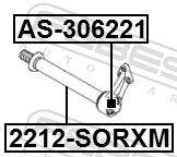 Bearing, drive shaft - AS-306221 FEBEST