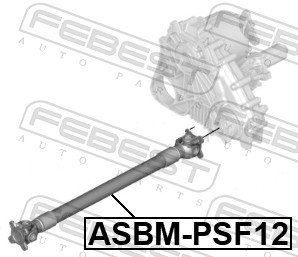 Propshaft, axle drive - ASBM-PSF12 FEBEST