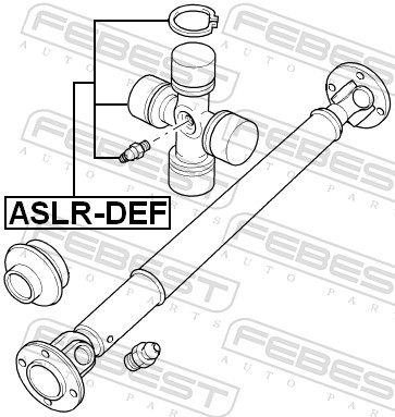 Joint, propshaft - ASLR-DEF FEBEST