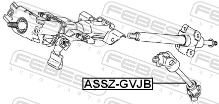 Steering Shaft - ASSZ-GVJB FEBEST
