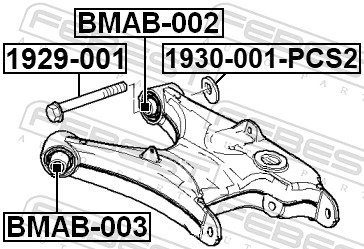 Lagerung, Lenker - BMAB-003 FEBEST