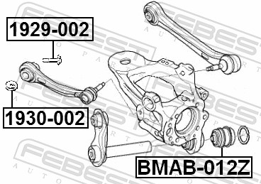 Control Arm-/Trailing Arm Bush - BMAB-012Z FEBEST
