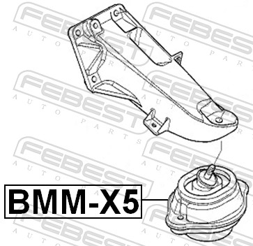 Engine Mounting - BMM-X5 FEBEST