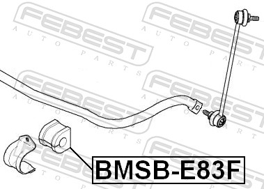 Stabiliser Mounting - BMSB-E83F FEBEST