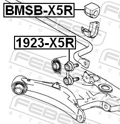 Stabiliser Mounting - BMSB-X5R FEBEST