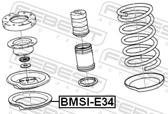 Spring Cap - BMSI-E34 FEBEST