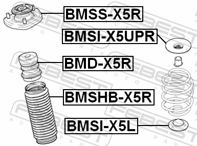 Spring Cap - BMSI-X5L FEBEST