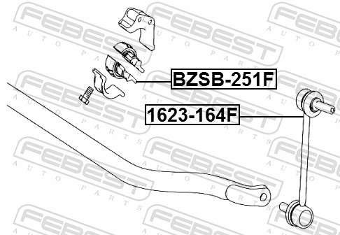 Stabiliser Mounting - BZSB-251F FEBEST