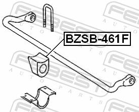 Stabiliser Mounting - BZSB-461F FEBEST