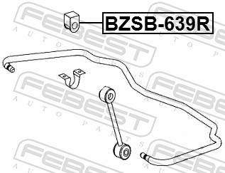 Stabiliser Mounting - BZSB-639R FEBEST