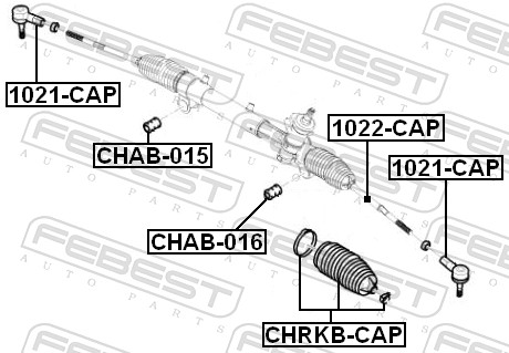 Подвеска, рулевое управление - CHAB-016 FEBEST