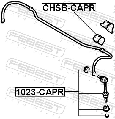 Stabiliser Mounting - CHSB-CAPR FEBEST