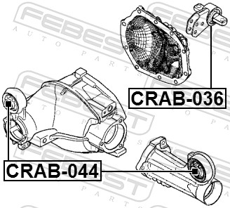 Supporto, Differenziale - CRAB-044 FEBEST